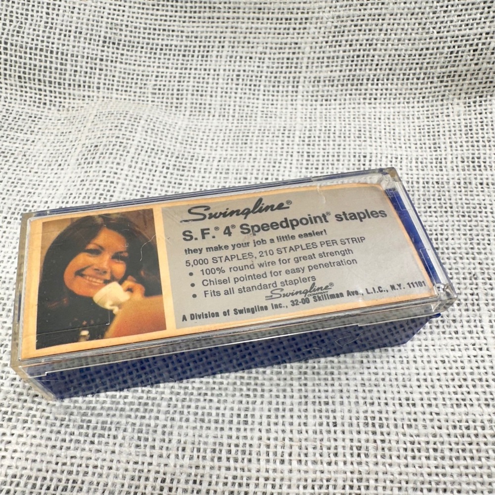 Swingline S.F.‎ 4 Speedpoint Staples 5000 Count Mid Century Office Supply NOS